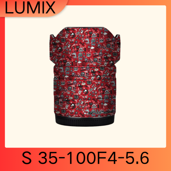 Lentes LUMIX S35-100F4-5.6 - Pele câmera, adesivo câmera - com alta resistência a arranhões, à prova d'água e com design elegante.